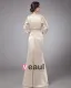 Portrait Floor Length Elastic Butyl Sewing Beads Pleated Special Guests Dresses