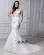 Perlant Applique V Cou Tribunal Sirène Robes De Mariage Nuptiales De Robe