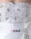 Elegant Beading Ruffles Strapless Floor Length Court Train Taffeta Mermaid Wedding Dress
