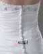 Elegant Beading Ruffles Strapless Floor Length Court Train Taffeta Mermaid Wedding Dress