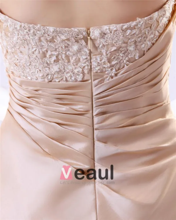 Taffeta Ruffles Perle Stroppelos Kort Mini Cocktail Kjoler Festkjoler