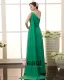Chiffong Parlor Ena Axeln Golv Langd Plus Size Aftonklänning