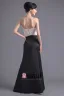 Fashion Satin Pleated Strapless Floor Length Bridesmaid Dress