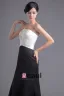 Fashion Satin Pleated Strapless Floor Length Bridesmaid Dress