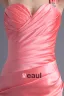 Satin Plisse Une Epaule Etage Robe De Demoiselle D'honneur De Longueur De Mode