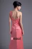 Satin Plisse Une Epaule Etage Robe De Demoiselle D'honneur De Longueur De Mode