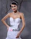 Elegant Satin Yarn Flower Beaded Sweetheart Floor Length Mermaid Wedding Dress