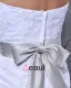 Elegant Satin Yarn Flower Beaded Sweetheart Floor Length Mermaid Wedding Dress