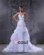 Elegant Satin Yarn Flower Beaded Sweetheart Floor Length Mermaid Wedding Dress