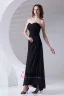 Fashion Sweetheart Neckline Ankle Length Ruffle Chiffon Bridesmaid Dress