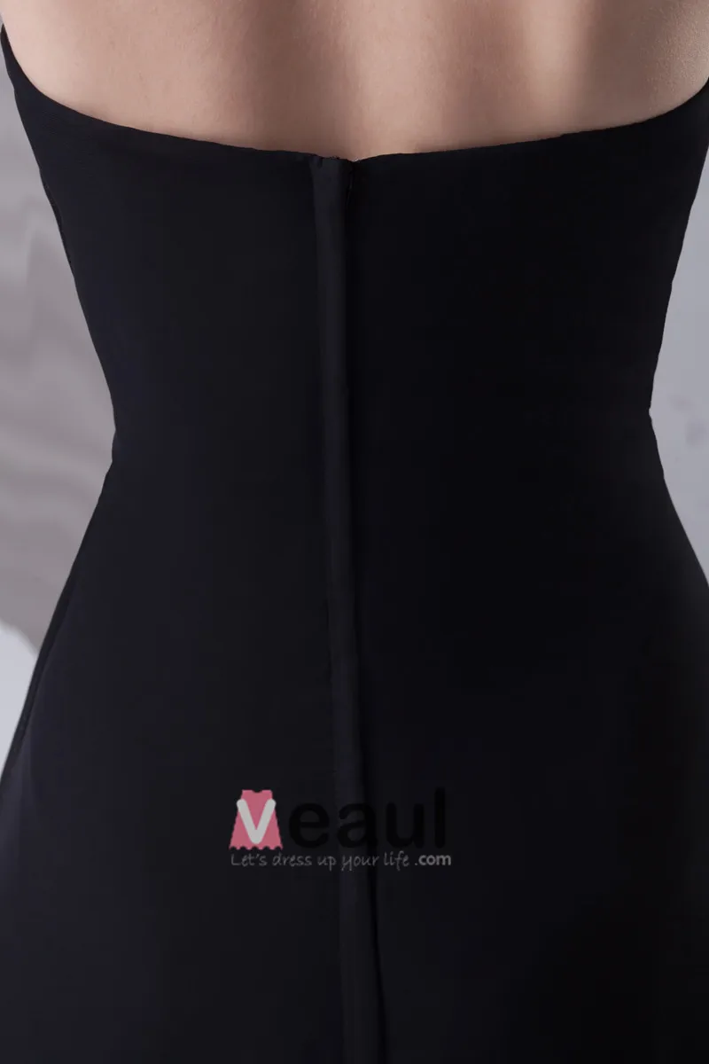 Mote Kjaereste Halsen Ankel Lengde Krusning Chiffon Brudepikekjoler