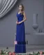 Designer Chiffon V Hals Gulv Lengde Brudepikekjoler