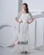 Off-the-shoulder Satin Lace Court Mermaid Bridal Gown Wedding Dress