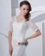 Off-the-shoulder Satin Lace Court Mermaid Bridal Gown Wedding Dress