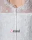 Off-the-shoulder Satin Lace Court Mermaid Bridal Gown Wedding Dress