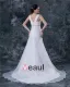 Tulle Beading Shoulder Straps Sweep Empire Bridal Gown Wedding Dress