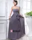 Chiffon Sweetheart Sash Rygglose Gulv Lengde Brudepikekjoler