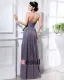 Chiffon Sweetheart Sash Rygglose Gulv Lengde Brudepikekjoler