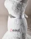 Fahsion Beading Applique Sweetheart Tulle Mermaid Wedding Dress