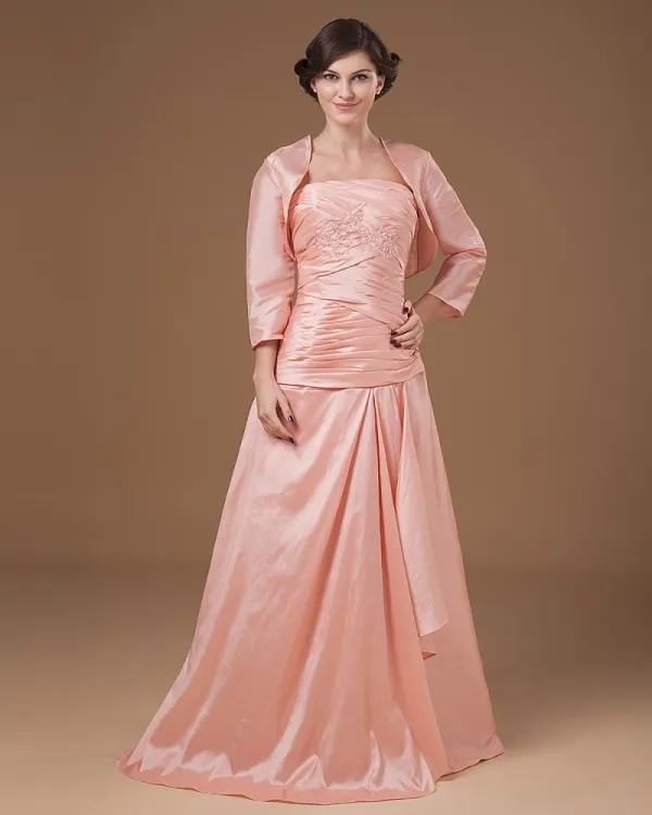 Peach Mother of the Bride Dresses