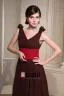 Chiffon Charmeuse Silk Pleated V Neck Sleeveless Floor Length Bridesmaid Dress