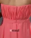 Graceful Strapless Ruffles Chiffon Floor Length Bridesmaid Dresses