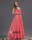 Graceful Strapless Ruffles Chiffon Floor Length Bridesmaid Dresses