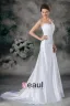 Charmeuse Paillettes Sweetheart Les Trains Tribunal Robe De Mariée Fourreau