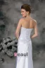 Charmeuse Paillettes Sweetheart Les Trains Tribunal Robe De Mariée Fourreau