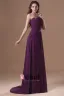 Chiffon Frynse Stroppelos Gulv Lengde Brudepikekjoler