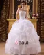Satin Organza Beading Alskling Golv Langd Boll Klänning Bröllopsklänningar Brudklänning