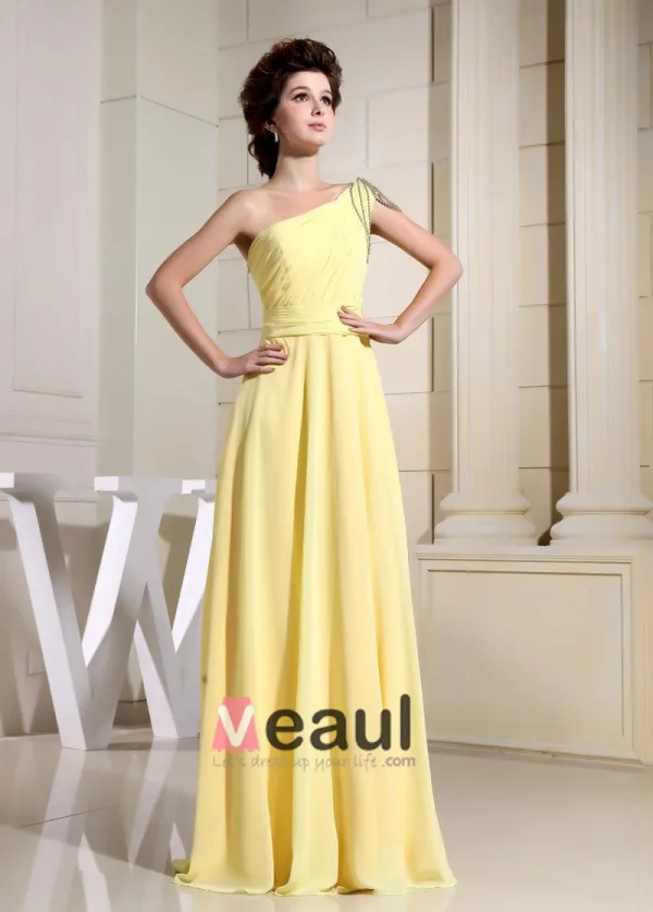 Chiffong Elastiska Silk Som Satin Silke Strass Veckad Golv Langd Backless Armlos Aftonklänning
