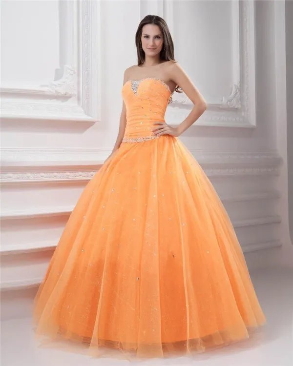 Orange Quinceanera Dresses