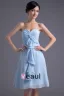 Kjaereste Knelange Ruffles Plissert Chiffon Kvinner Brudepikekjoler