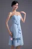 Kjaereste Knelange Ruffles Plissert Chiffon Kvinner Brudepikekjoler