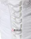 Organza Plisse Perles Cherie Chapelle Train Robes De Mariage De Taille