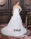 Organza Plisse Perles Cherie Chapelle Train Robes De Mariage De Taille