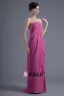 Elegant Longueur De Plancher Bretelles Perles Robe De Demoiselle D'honneur De Mousseline De Soie Plissee