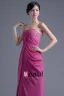 Elegant Longueur De Plancher Bretelles Perles Robe De Demoiselle D'honneur De Mousseline De Soie Plissee