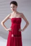 Volants Design Slim Etage Longueur Robe De Demoiselle D'honneur De Mousseline De Soie Sans Bretelles