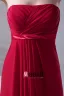Volants Design Slim Etage Longueur Robe De Demoiselle D'honneur De Mousseline De Soie Sans Bretelles
