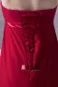 Volants Design Slim Etage Longueur Robe De Demoiselle D'honneur De Mousseline De Soie Sans Bretelles