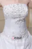 Taffeta Organza Beaded Embroidery Sweep Plus Size Bridal Gown Wedding Dress