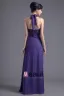 Beautiful Halter Floor Length Pleated Chiffon Bridesmaid Dress