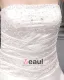 Satin Volants Perles Applique Bustier, Plus La Taille De Mariée Robes De Mariage De Robe