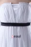 Fashion Chiffon Pleated Sleeveless Strapless Floor Length Bridesmaid Dress