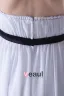Fashion Chiffon Pleated Sleeveless Strapless Floor Length Bridesmaid Dress