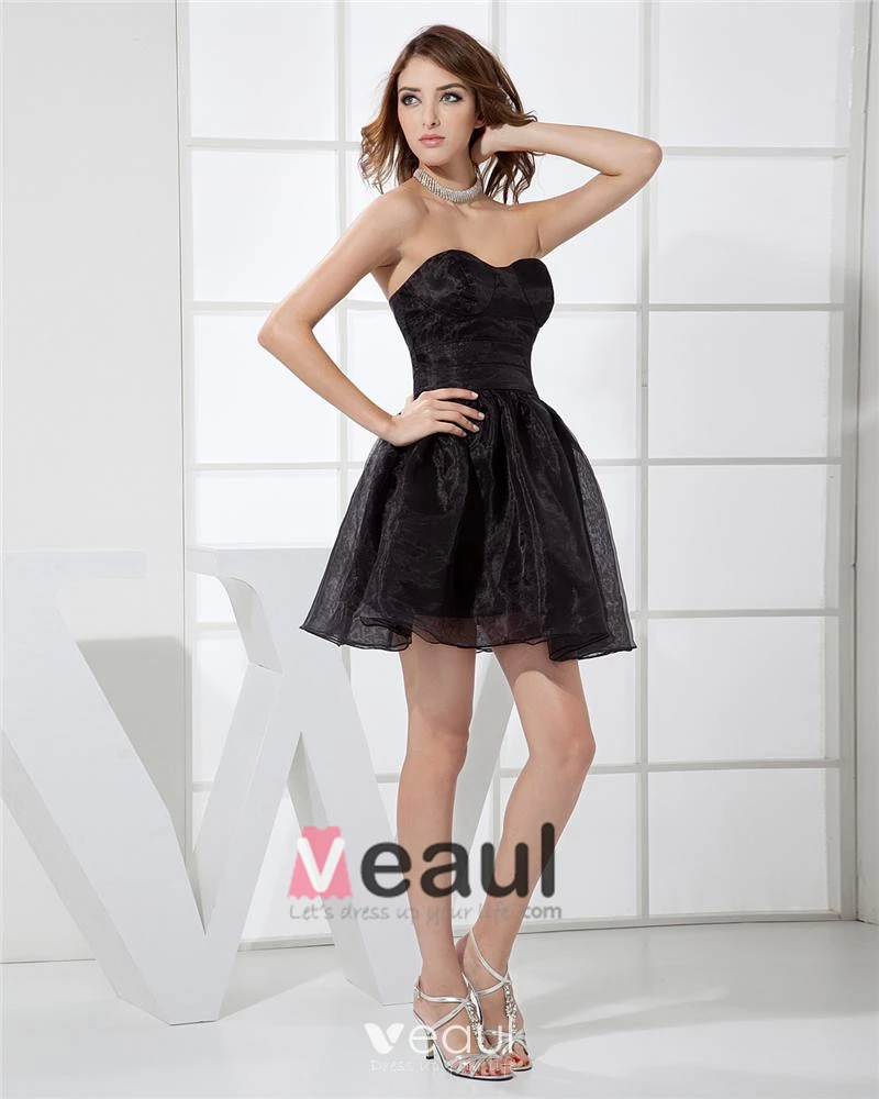 Strapless knee length dress sales