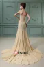 Trägerlosen Ärmellos Reißverschluss Bodenlangen Chiffon Frau Mermaid Brautkleid