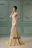 Trägerlosen Ärmellos Reißverschluss Bodenlangen Chiffon Frau Mermaid Brautkleid